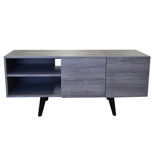  Mueble para TV de 50" Suecia  Minimalista y Practico Hogare Gris Storm 