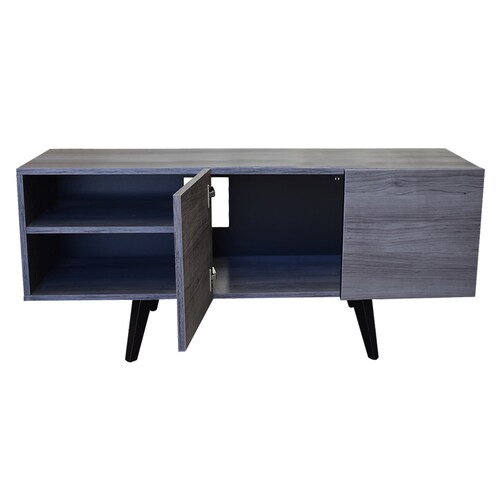  Mueble para TV de 50" Suecia  Minimalista y Practico Hogare Gris Storm 