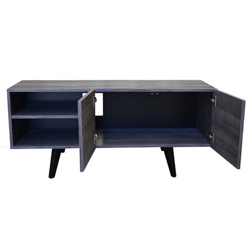  Mueble para TV de 50" Suecia  Minimalista y Practico Hogare Gris Storm 