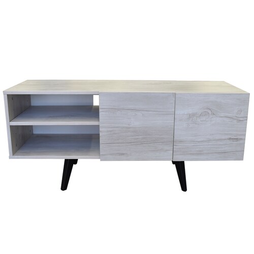  Mueble para TV de 50" Suecia   Minimalista y Practico Hogare Blanco Nordico
