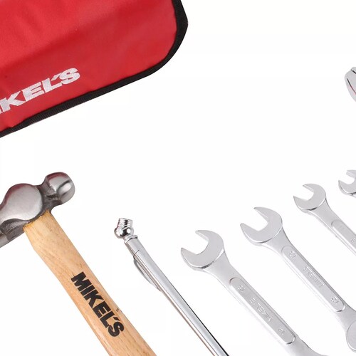 Kit Herramientas Básicas Estuche Tipo Cartera Tela MIKELS