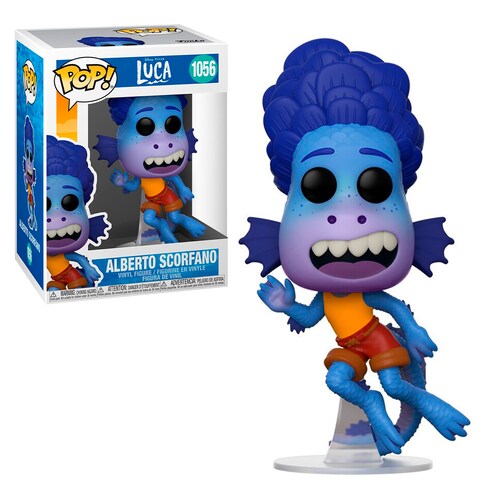 Funko Pop Alberto Scorfano Triton #1056 Luca Disney Pixar Figura Original