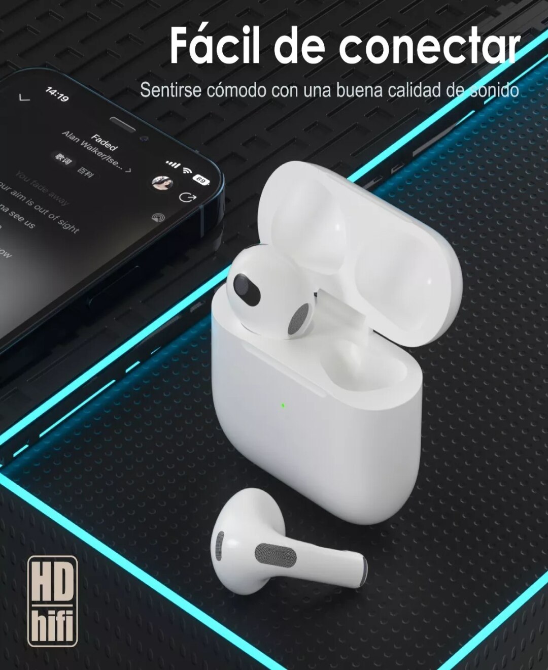 Aud fonos Bluetooth Oem Compatible iPhone Xiaomi Android Cre