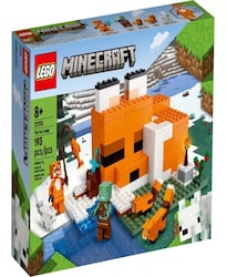 Kit De Construcción Lego Minecraft El Refugio Zorro 21178 8+ Cantidad de piezas 193
