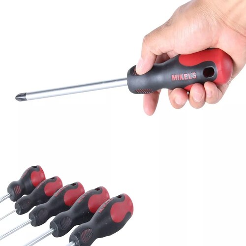 Juego 6 Piezas Desarmadores Mango Bimaterial MIKELS