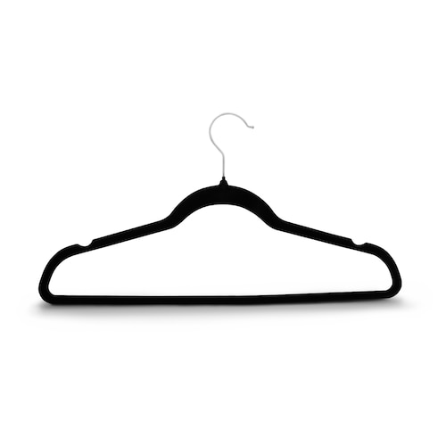 Ganchos Para Ropa De Terciopelo Resistentes 50 Piezas.