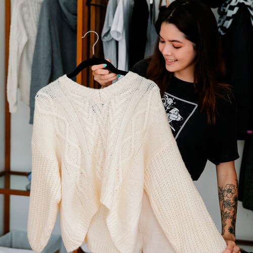 Ganchos Para Ropa De Terciopelo Resistentes 50 Piezas.