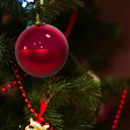 Esferas Navideñas De plástico 30 Piezas 7 Cm Decoración Colgante