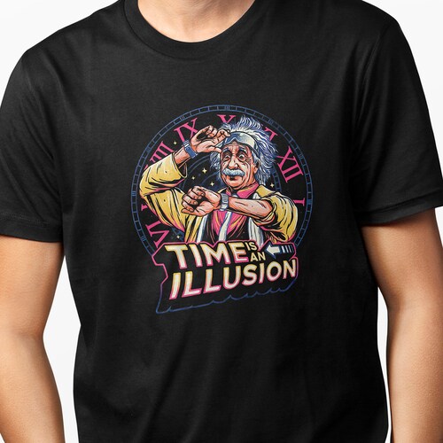Playera Casual para Hombre Albert Einstein Crossover Negra