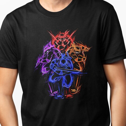 Playera Casual Las Tortugas Ninja Multicolor para Caballero