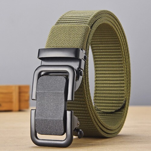 2pzs Cinturones Táctico Ajustable Moda Calidad Militar 125cm Verde Militar