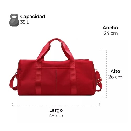 Bolso de viaje maleta para deportes Negro