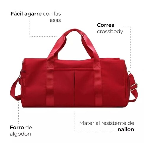 Bolso de viaje maleta para deportes Negro