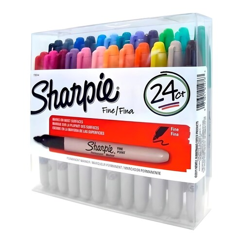 Marcador Permanente Sharpie Colores Surtidos 24 pzas