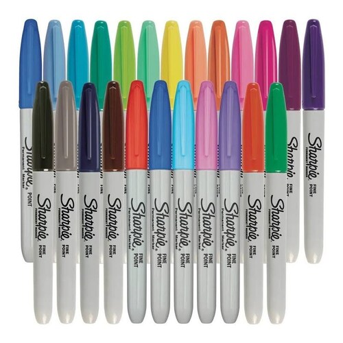 Marcador Permanente Sharpie Colores Surtidos 24 pzas