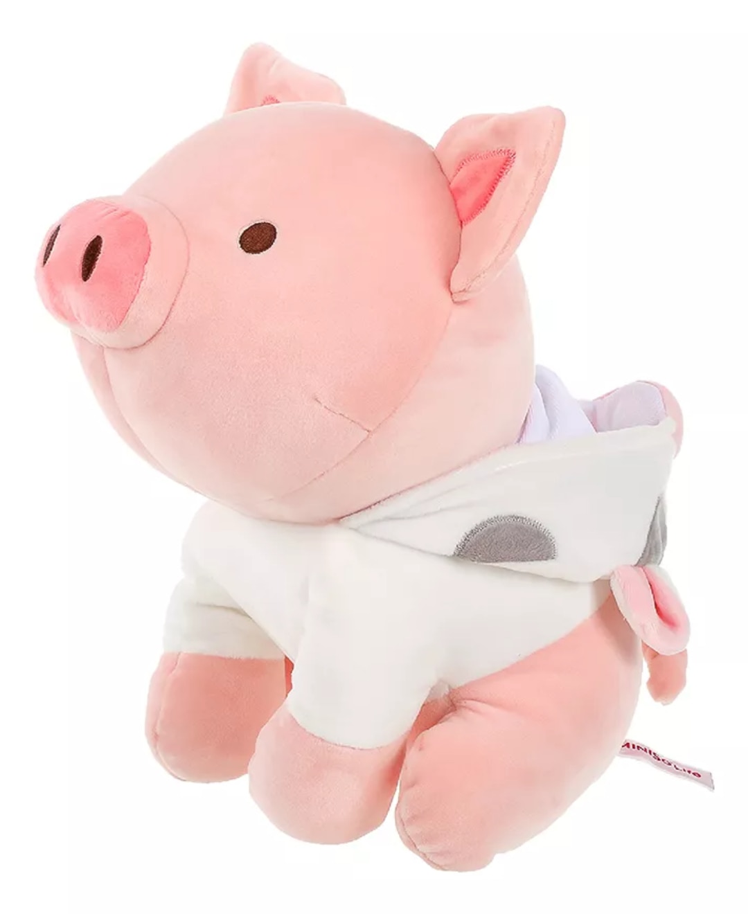 Miniso Peluche Cerdito Sentado Con Capucha De Vaca 27.9x21.2