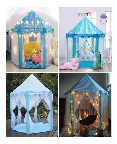Casa De Campaña Para Niña Castillo Princesas Facil De Armar.