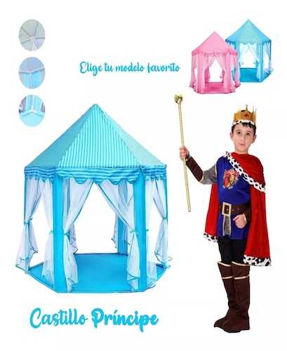 Casa De Campaña Para Niña Castillo Princesas Facil De Armar.