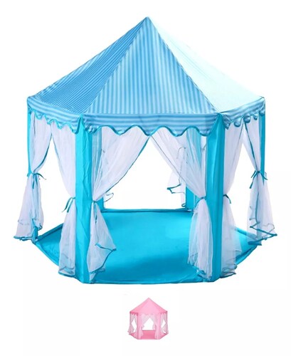 Casa De Campaña Para Niña Castillo Princesas Facil De Armar.