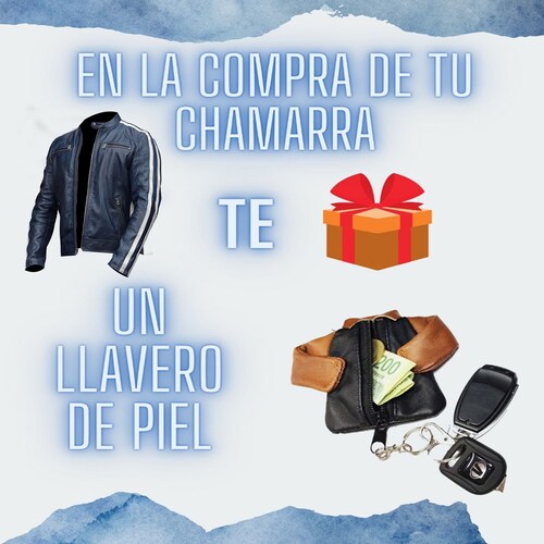 Chamarra de cuero Autentico casual Dominic Toretto para Caballero incluye regalo un llavero de piel 