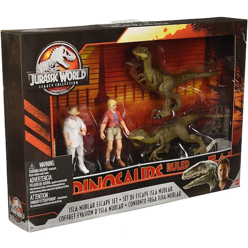 ISLA NUBLAR ESCAPE SET JURASSIC WORLD LEGACY MULTIPACK JURÁSICO JURASSIC PARK