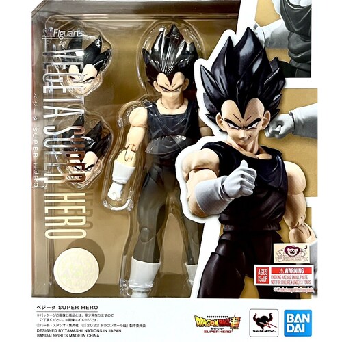 VEGETA DRAGON BALL SUPER: SUPERHÉROE S.H. FIGUARTS TAMASHII NATIONS ORIGINAL BANDAI SPIRITS