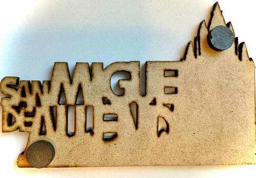 San Miguel de Allende Mexico Imanes Para Refrigerador Souvenirs Recuerdo Turistico Pueblitos Magicos Playas MDF 3 mm