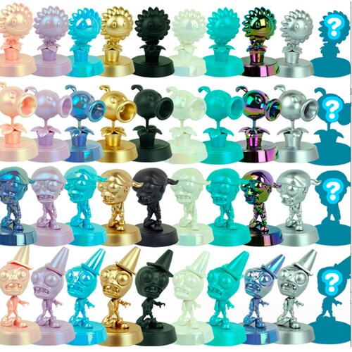 Caja Sorpresa Personajes Plantas Vs Zombies.