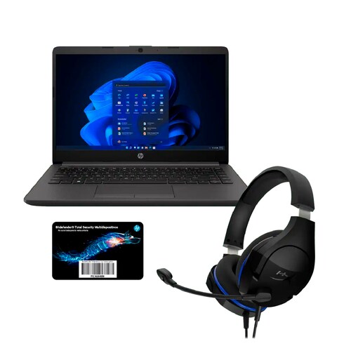 Bundle Laptop HP 255 G8 Amd Ryzen 5 15.6" RAM 8GB SSD 256GB W11H + Antivirus + Diadema Hyperx Cloudx
