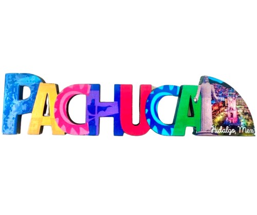 Pachuca Mexico Imanes Para Refrigerador Souvenirs Recuerdo Turistico Pueblitos Magicos Playas MDF 3 mm