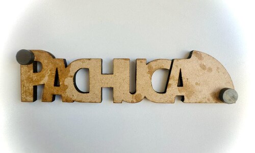 Pachuca Mexico Imanes Para Refrigerador Souvenirs Recuerdo Turistico Pueblitos Magicos Playas MDF 3 mm