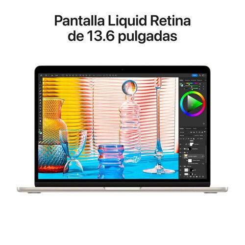 Apple MacBook Air 13 Chip M2 256 Gb Ssd Blanco Estelar .