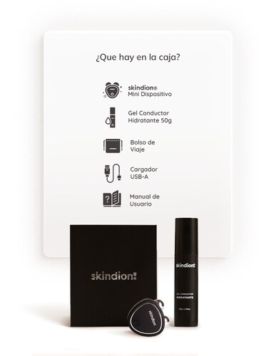 Skindion Dispositivo de Rejuvenecimiento Facial con Microcorriente Reductor de Arrugas y Tonificación Facial.