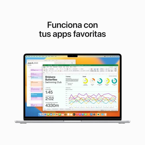Apple MacBook Air 15 Chip M2 256 Gb Ssd Plata.
