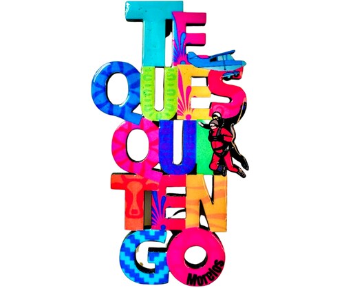 Tequesquitengo Mexico Imanes Para Refrigerador Souvenirs Recuerdo Turistico Pueblitos Magicos Playas MDF 3 mm