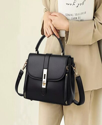 Bolsa Mujer Impermeable Tote Crossbody Bandolera De Pu