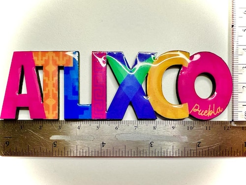Atlixco Puebla Mexico Imanes Para Refrigerador Souvenirs Recuerdo Turistico Pueblitos Magicos Playas MDF 3 mm