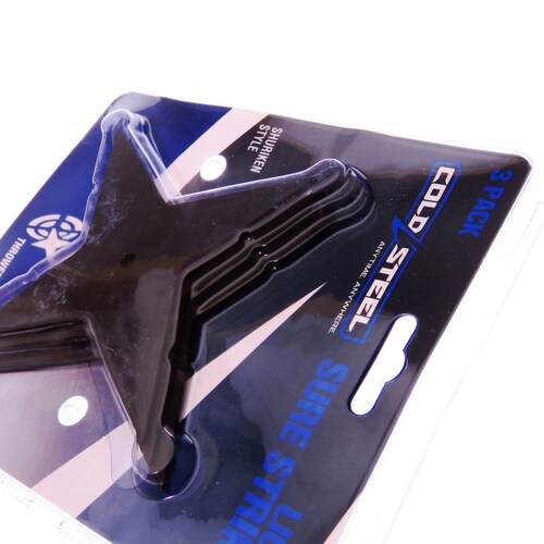 Cs80ssc3z Cold Steel Ligth Sure Strike Shuriken Set 3 Pz Hc.