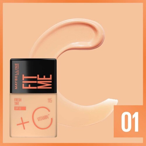 Base de maquillaje líquida Maybelline 49.7 g tono beige claro