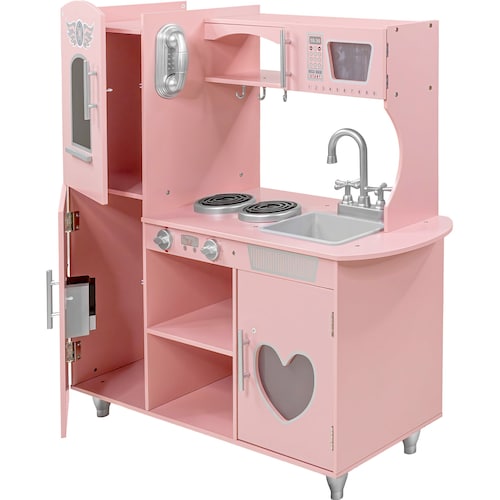Cocina Juguete Cocinita Rosa Niñas Niños Infantil Sonidos Rosa