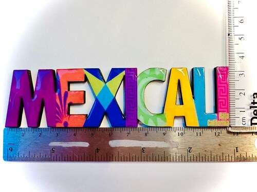 Mexicali Mexico Imanes Para Refrigerador Souvenirs Recuerdo Turistico Pueblitos Magicos Playas MDF 3 mm