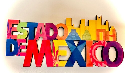 Estado de Mexico Imanes Para Refrigerador Souvenirs Recuerdo Turistico Pueblitos Magicos Playas MDF 3 mm