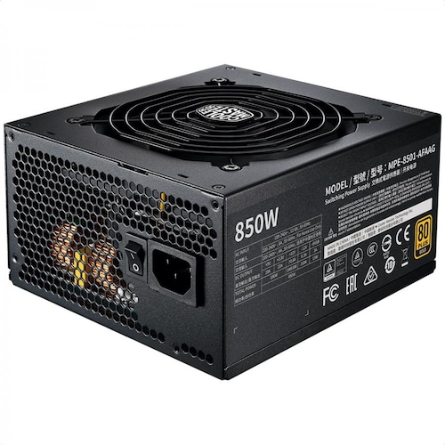 Fuente De Poder Cooler Master MWE Gold 850 V2 Modular 850W 80 Plus MPE-8501-AFAAG-U2