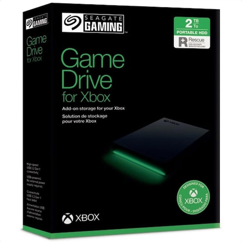 Disco Duro Externo Seagate 2TB Game Drive Para Xbox USB 3.0 STKX2000400