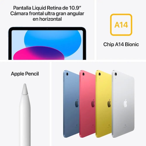 Apple iPad 10.9 Pulgadas WiFi 64 Gb Amarillo.