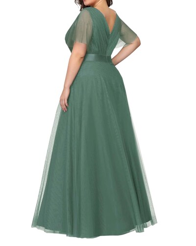 Maxi Vestido Dama Mujer Elegante Fiesta Drapleado Talla Extra