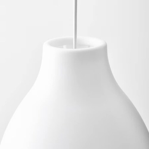 Lampara Colgante Minimalista Decoración   Iluminación Directa   ideal comedor o barra Color Blanco.