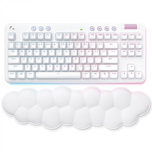 Teclado Logitech G715 TKL Mecanico RGB Inalambrico Switch GX Brown Tactil Gamer USB Y Bluetooth Ingles 920-010453