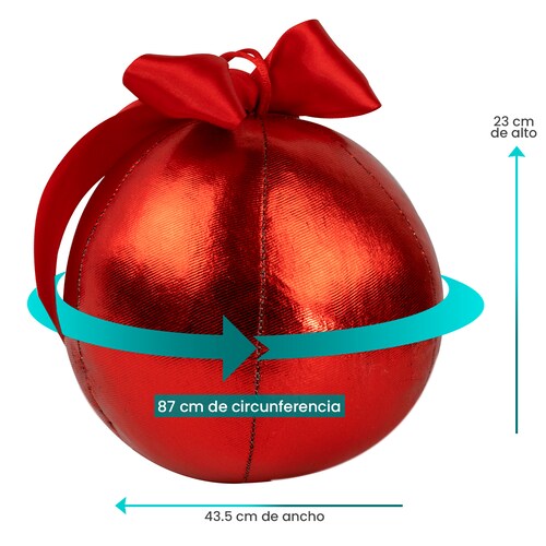 Decoración Navidad Set 3 Osos 140, 60, 40 cm + 2 Esferas 87 cm Tv Ofertas Fredo