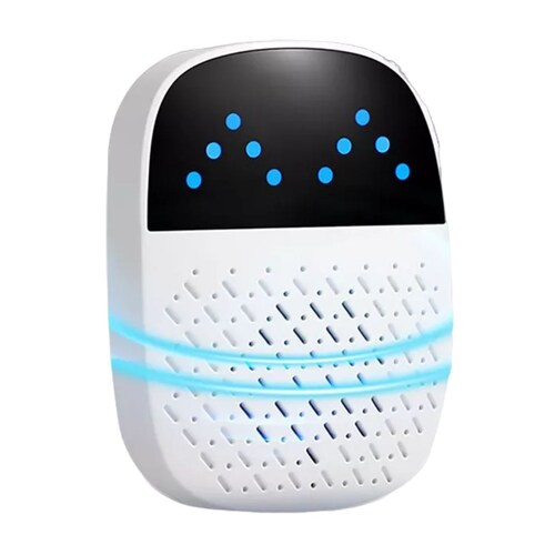 Repelente Ultrasonico Mosquitos Pulso Sónico Inteligente Blanco